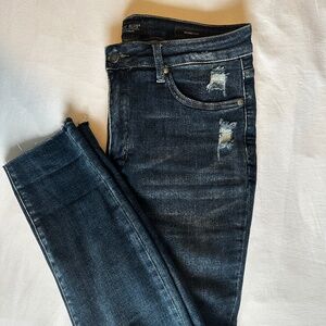 Judy Blue Skinny, Raw Hem Ankle Jeans, 31